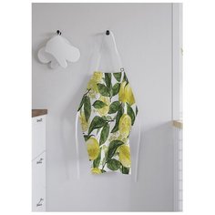 Фартук женский для готовки "Дерево лимона", универсальный размер Joy Arty