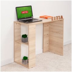 Стол рабочий письменный компьютерный дуб сонома 900х750х400 Letta