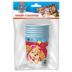 Щенячий патруль. Набор бумажных стаканов, 6 шт*250 мл (unisex) ND Play