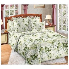 Постельное белье «Белый сад 1», перкаль (2.0 европростыня) Текс Дизайн