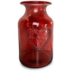 Ваза CORAZON San Miguel 16 см, Цвет: малиновый