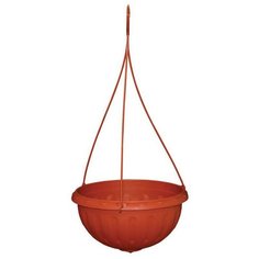 ГОРШОК-КАШПО ДЛЯ ЦВЕТОВ ПОДВЕСНОЙ "ДЖУЛИЯ" 3,5 Л D 250 ММ (КОРИЧНЕВ.) "АЛЬТЕРНАТИВА" М1608 Alternativa