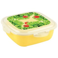 Контейнер Phibo Click&Lock, 1,55 л, с декором