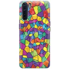 Cиликоновый чехол на OPPO A91 / Reno3 / Оппо А93 / Рено 3 с принтом "Яркая мозаика" Gosso