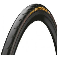 Велопокрышка Continental GatorSkin 700" x 23C" (23-622) черный PolyX Breaker, DuraSkin™, 3/180 TPI борт-кевлар слик