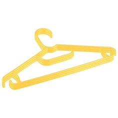 ВЕШАЛКИ ДЛЯ ДЕТСКОЙ ОДЕЖДЫ (КОМПЛЕКТ 3 ШТ.) РАЗМ. 31,5 СМ "БЫТПЛАСТ" Пластишка