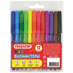 Пифагор Набор фломастеров, 12 шт. (151090)