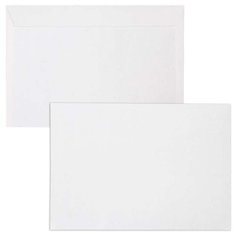 Конверты С4 (229х324 мм), отрывная лента, 100 г/м2, КОМПЛЕКТ 50 шт., BRAUBERG, 112184, С4НКс-50