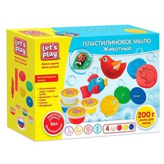 Набор для лепки "Пластилиновое мыло. Животные" Росмэн