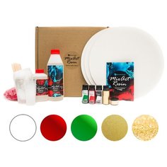 Набор для создания картины эпоксидной смолой MixArt Resin BOX Золотой лес