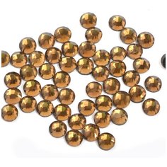 Стразы IDEAL клеевые SS-16 (3,8-4,0 мм) цв. SMOKED TOPAZ уп.1440 шт.