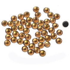 Стразы IDEAL клеевые SS-10 (2,7-2,9 мм) цв. SMOKED TOPAZ уп.1440 шт.