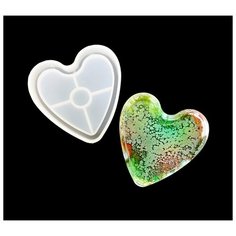 Большая силиконовая форма для Петри Сердце с бортиками, Resin Pro