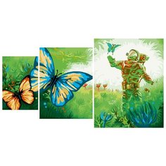 Картина по номерам "Сон космонавта", по 1 шт. 40x50; 40x30; 20x30 см Русская Живопись
