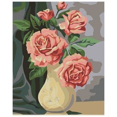 Картина по номерам "Садовые розы", 30x40 см Русская Живопись