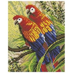 Попугаи Мозаика на подрамнике 20х25 20х25см Белоснежка 548-ST-S