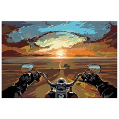 Картина по номерам Живопись по Номерам "Король дороги", 40x60 см