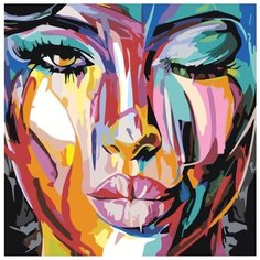 Картина по номерам Живопись по Номерам "Воздушный поцелуй", 40x40 см