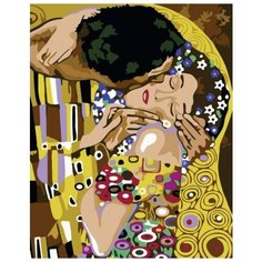 Картина по номерам Paintboy "Поцелуй 2" Густава Климта, 40x50 см
