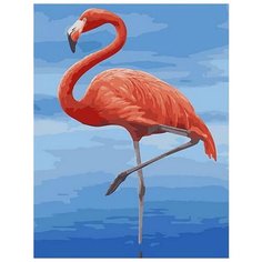Картина по номерам Paintboy "Грациозный фламинго", 40x50 см