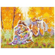 Картина по номерам Paintboy "Время двоих: ноябрь. Под пледом", 40x50 см