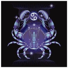 Картина по номерам Живопись по Номерам "Знак зодиака. Рак 3", 40x40 см