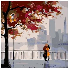Картина по номерам Живопись по Номерам "Осень в городе", 40x40 см