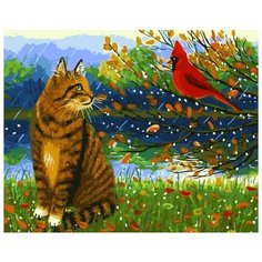 Картина по номерам Paintboy "Встреча под дождем", 40x50 см