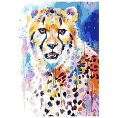 Картина по номерам Paintboy "Акварельный гепард", 40x50 см