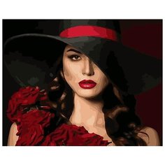 Картина по номерам Paintboy "Незнакомка в шляпе", 40x50 см