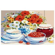 Картина по номерам Paintboy "Малиновое варенье", 20x30 см