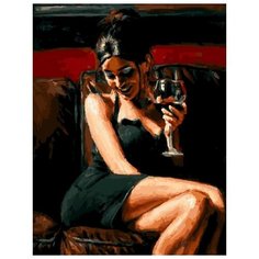 Картина по номерам Paintboy "Роковая женщина 3", 40x50 см