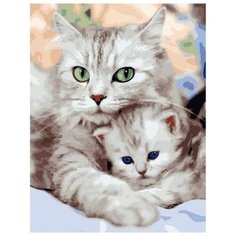 Картина по номерам Paintboy "Заботливая мама", 40x50 см