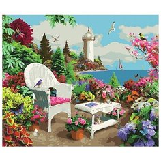 Картина по номерам Paintboy "Вид на маяк", 40x50 см