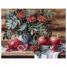 Картина по номерам Paintboy "Два вкуса красного", 40x50 см