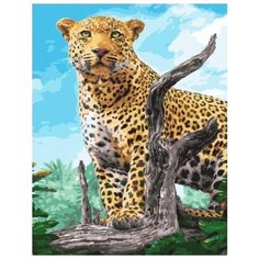 Картина по номерам Paintboy "Могущество леопарда", 40x50 см