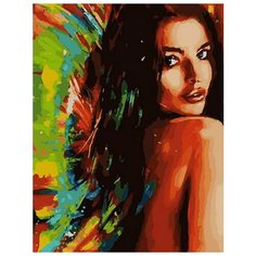 Картина по номерам Paintboy "Пронзающий взгляд", 40x50 см