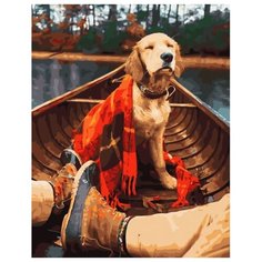 Картина по номерам Paintboy "С верным другом", 40x50 см