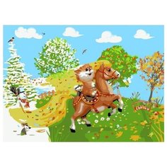 Картина по номерам Paintboy "На коне", 30x40 см