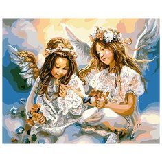 Картина по номерам Paintboy "Подарок от ангела", 40x50 см