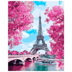Картина по номерам Paintboy "Весенняя Франция", 40x50 см