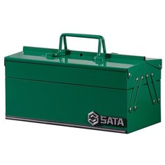 Ящик для инструментов металлический, раскладной SATA (35 х 16 х 16.5 см.)