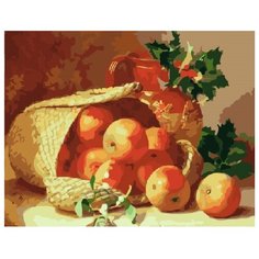 Картина по номерам на холсте 40*50 см Raduga "Фрукты в корзине" (RDG-0320)