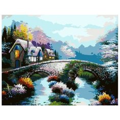 Картина по номерам на холсте 40*50 см Raduga "Каменный мост" (GX-6167)