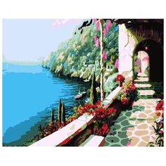 Картина по номерам на холсте 40*50 см Raduga "На берегу моря" (GX6018)