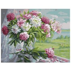 Картина по номерам на холсте 40*50 см Raduga "Пышный букет" (GX9405)