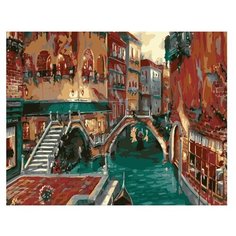 Картина по номерам на холсте 40*50 см Raduga "Узкие каналы" (GX7229)