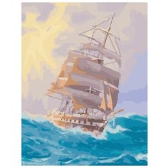 Картина по номерам на холсте 40*50 см Raduga "Корабль" (GX7286)