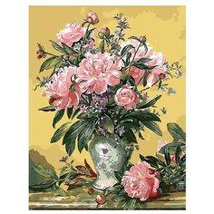 Картина по номерам на холсте 40*50 см Raduga "Букет в вазе" (GX9434)