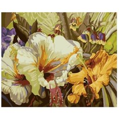 Картина по номерам на холсте 40*50 см Raduga "Букет гладиолусов" (GX-7281)